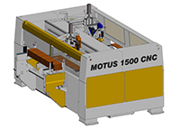 Die CNC Bohr- Fräsmaschine MOTUS 1500 CNC mit 2 Bearbeitungsaggregaten